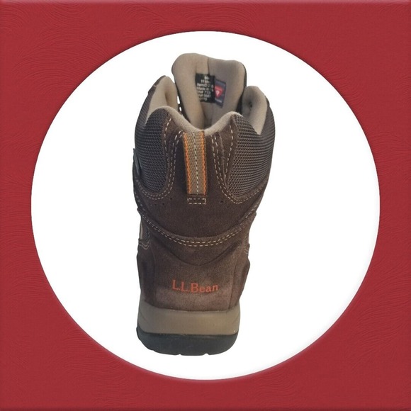 LLBean Tek Brown‎ Men’s Leather Hiking Boots Size 11M Waterproof Without Insole - Picture 12 of 16